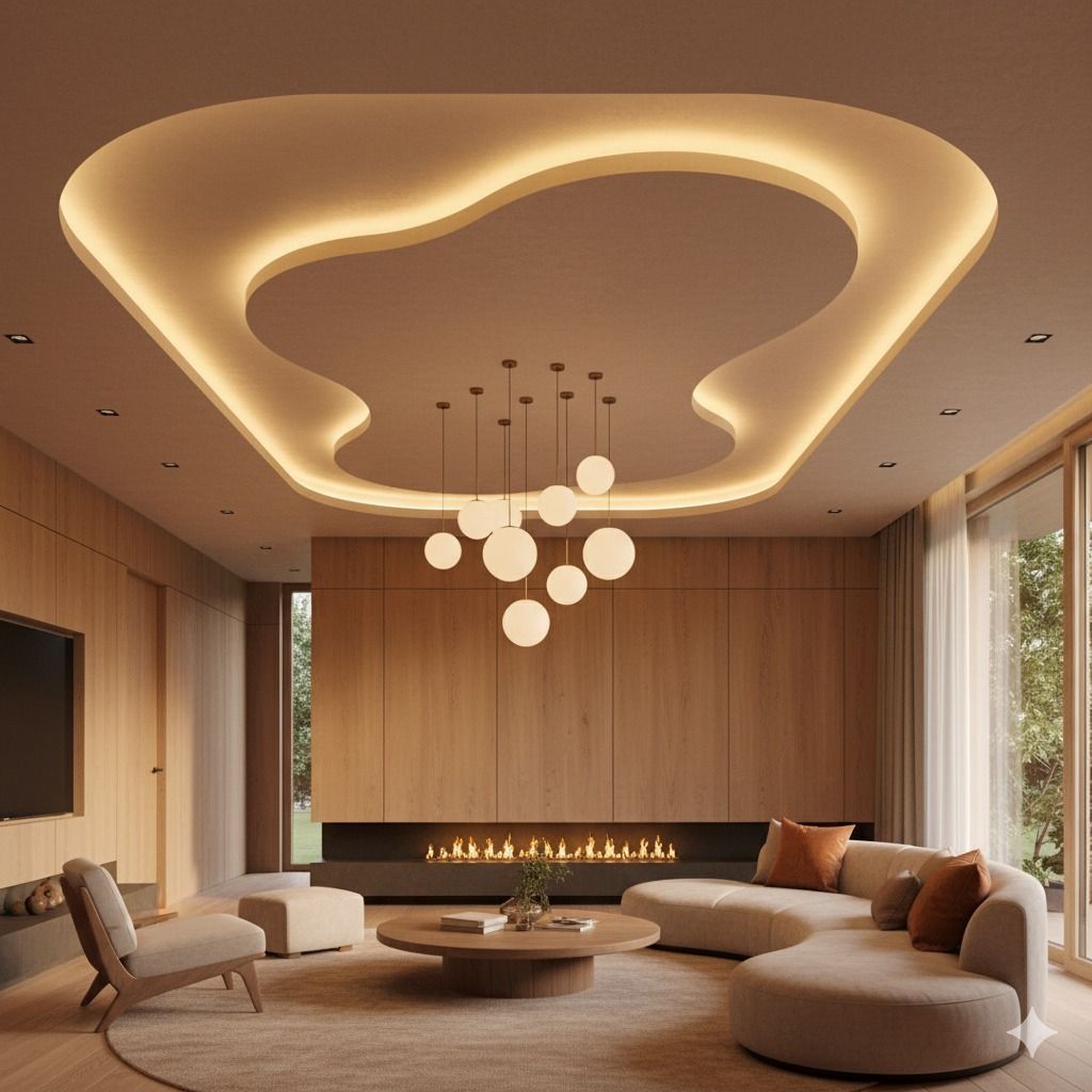 False Ceiling Design Ideas for Living Rooms
